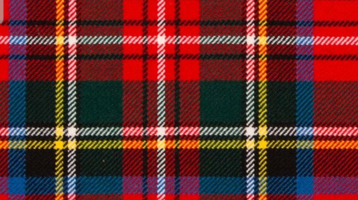Red Tartan Hair Design